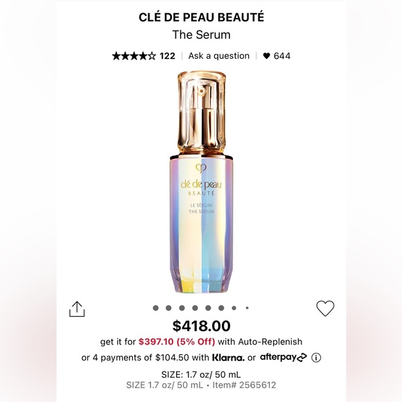 Clé de peau le serum - Picture 3 of 6